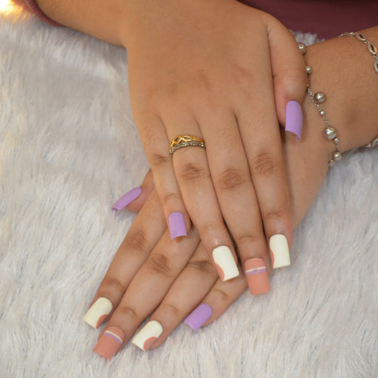 Girl Matrix Silicone Press-On Nails