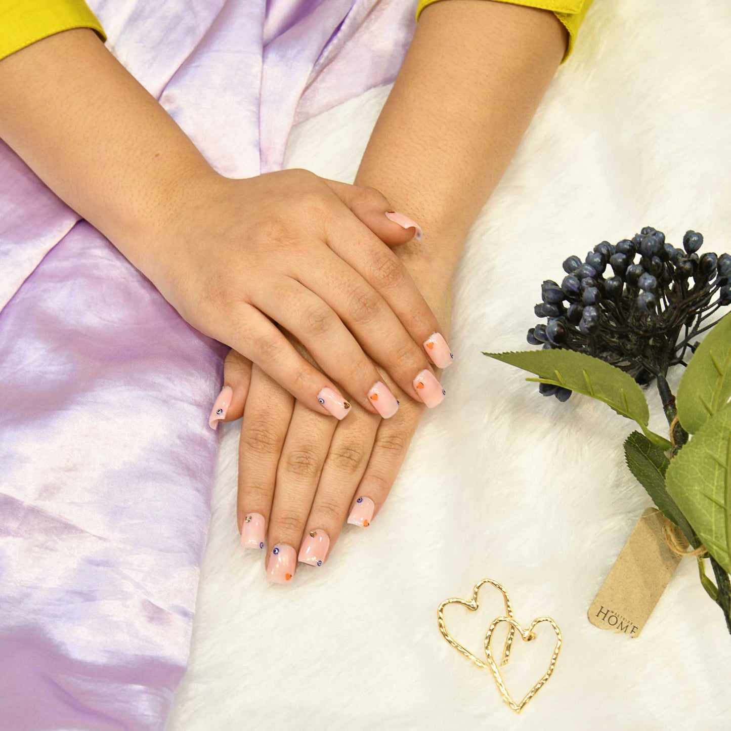 Love Amulet Silicone Press-On Nails