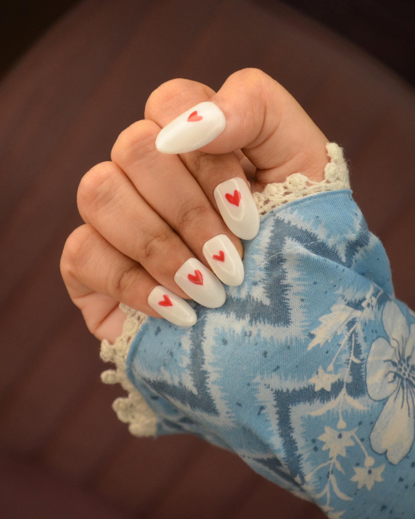 Heartfelt Elegance Silicone Press-On Nails Twinkle Touch