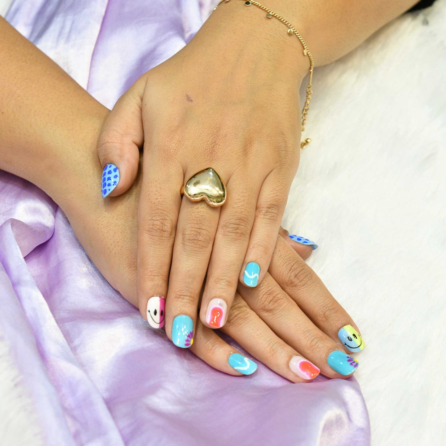 Twinkle Touch Silicone Press-On Nails