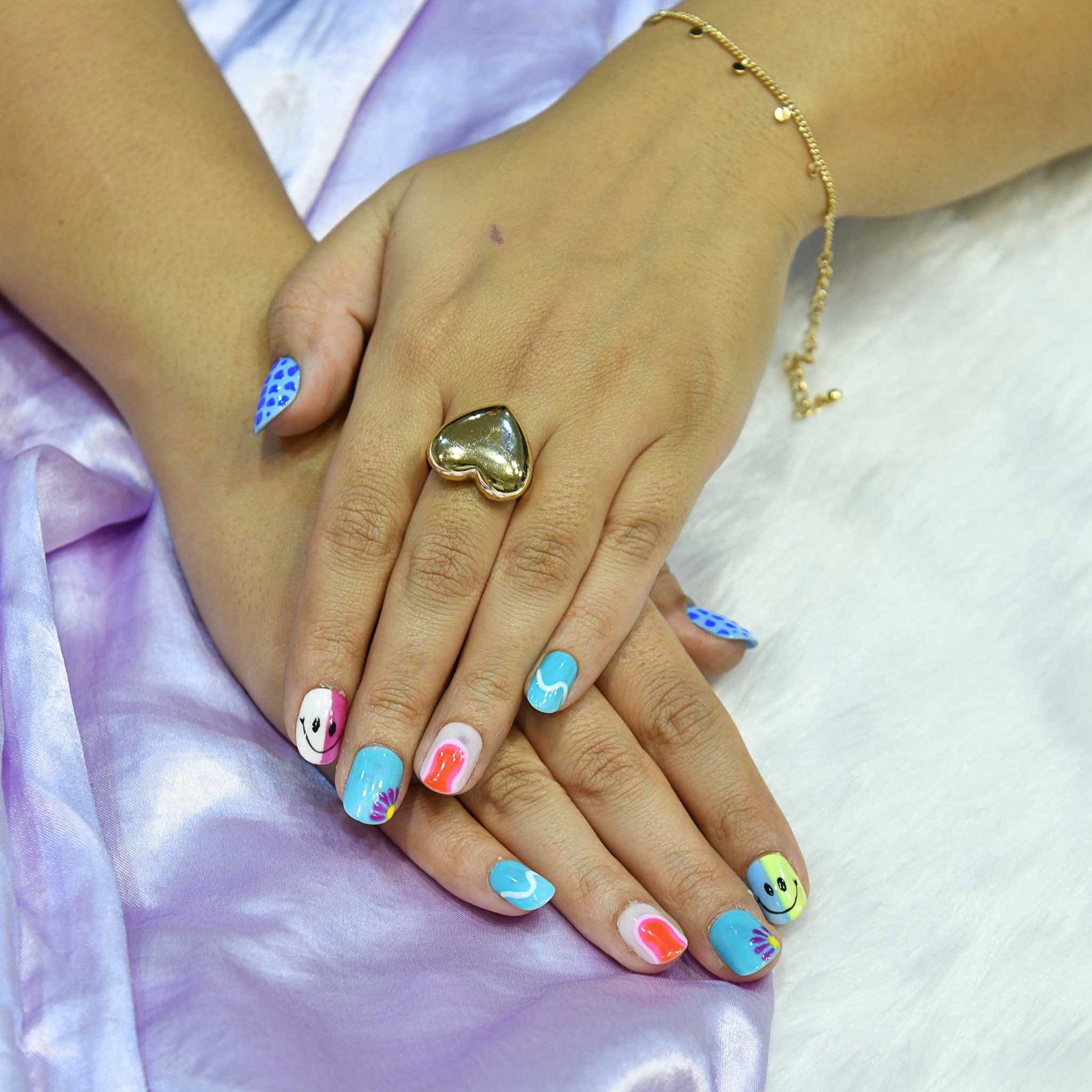 Twinkle Touch Silicone Press-On Nails