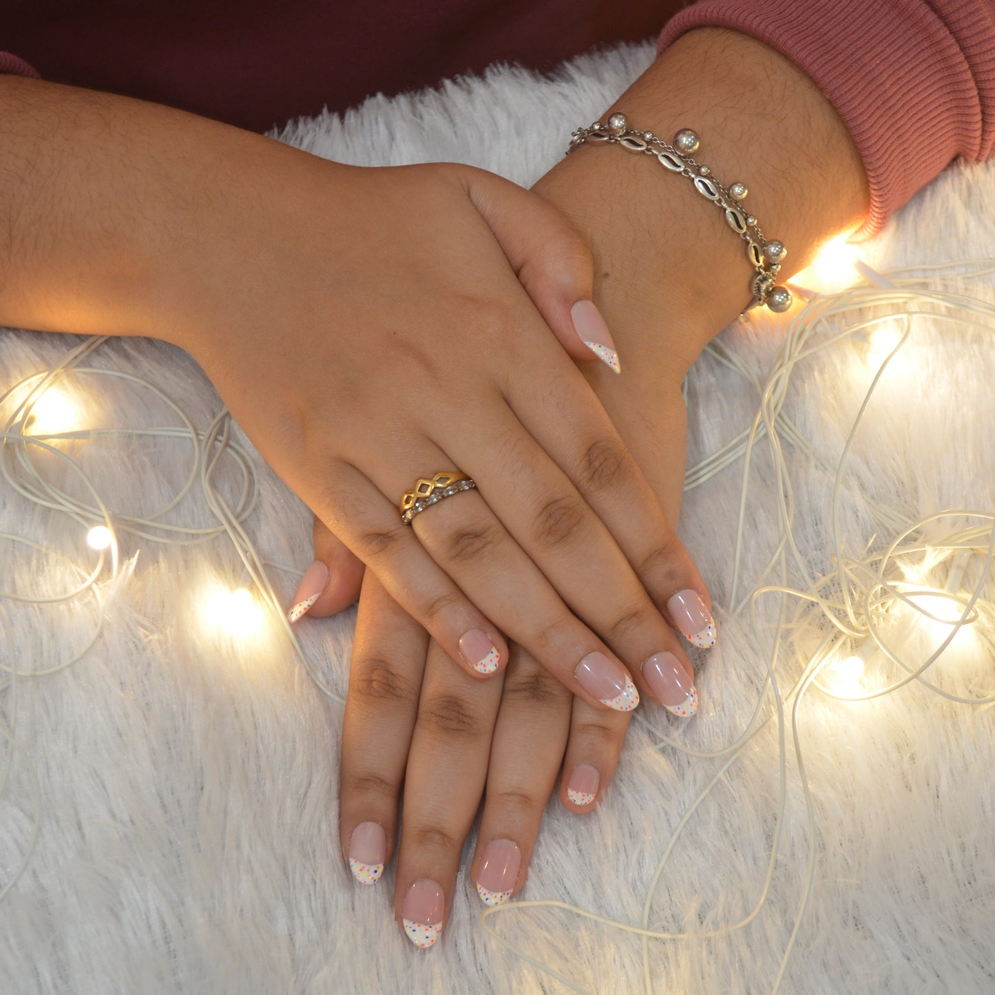 Life Of The Party Silicone Press-On Nails