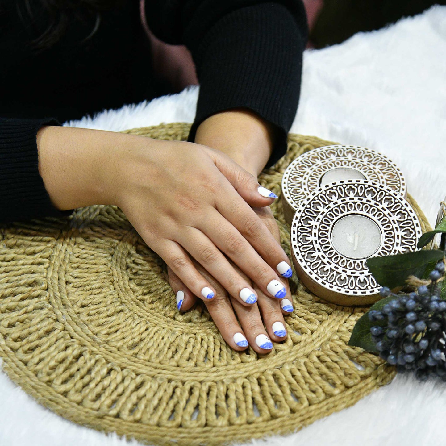 Skyline Serenity Silicone Press-On Nails