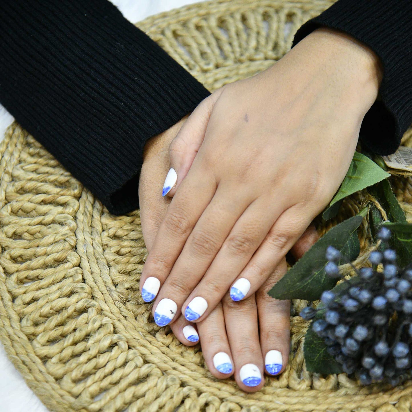 Skyline Serenity Silicone Press-On Nails