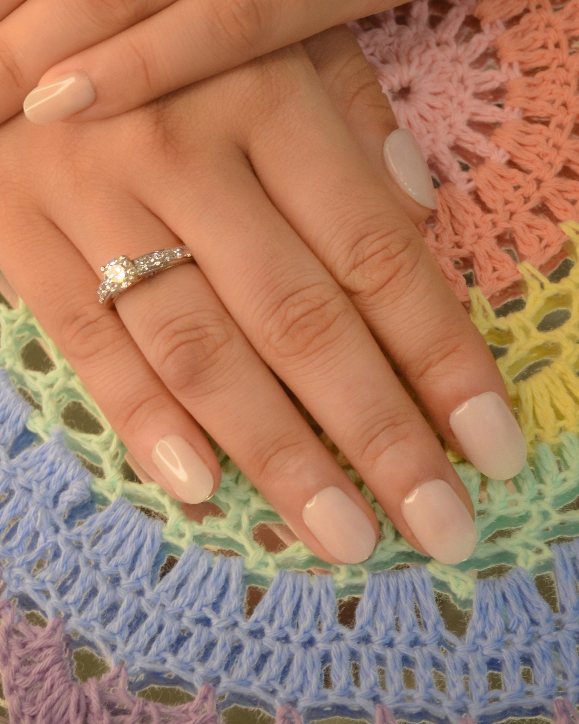 Natural Elegance Silicone Press-On Nails Twinkle Touch