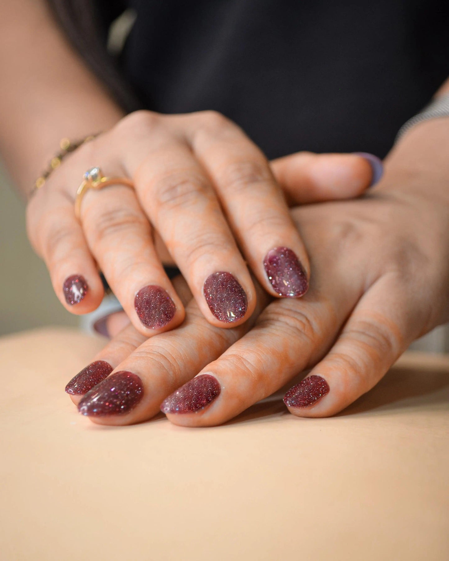 Vermilion Vogue Silicone Press-On Nails - Twinkle Touch